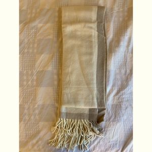 Ivory Wool Scarf